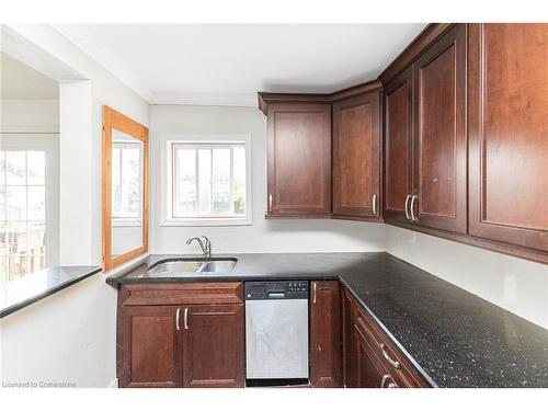 24 Park Street W, Dundas, ON - Indoor Photo Showing Kitchen With Double Sink