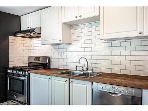 117 Ferguson Avenue S, Hamilton, ON - Indoor Photo Showing Kitchen With Double Sink