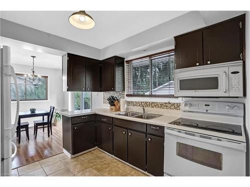 9184 Airport Road W, Mount Hope, ON - Indoor Photo Showing Kitchen With Double Sink