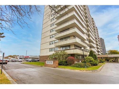 407-215 Glenridge Avenue, St. Catharines, ON - Outdoor With Balcony With Facade