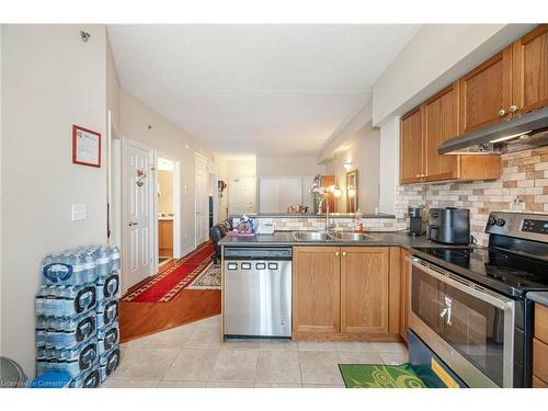 115-308 Watson Parkway N, Guelph, ON - Indoor Photo Showing Kitchen With Double Sink