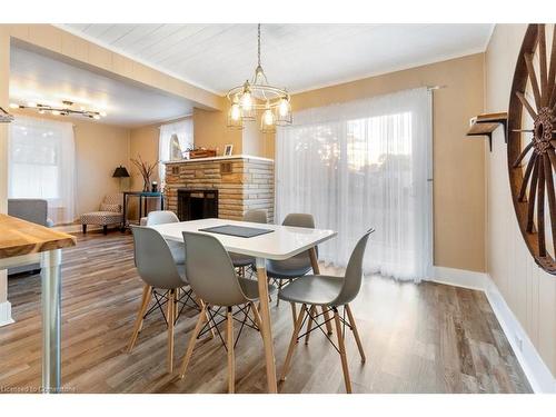 4105 Tufford Road, Beamsville, ON - Indoor Photo Showing Dining Room With Fireplace