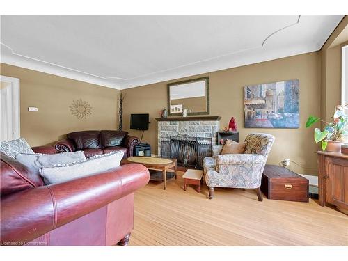 360 Guelph Line, Burlington, ON - Indoor Photo Showing Living Room With Fireplace