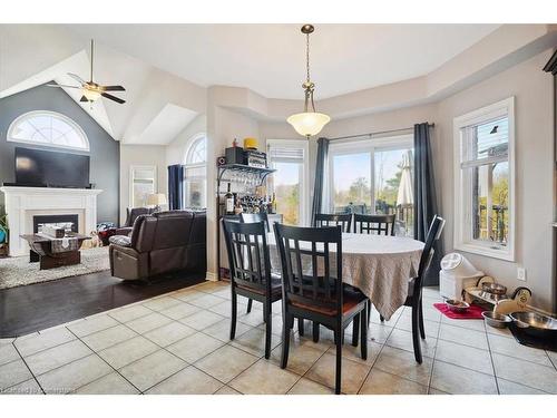 471 Carrie Avenue, Ridgeway, ON - Indoor Photo Showing Dining Room With Fireplace