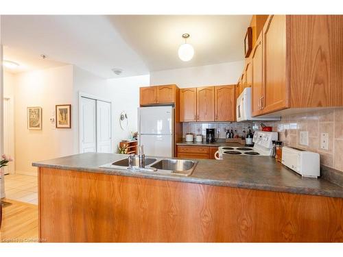 32-566 Southridge Drive, Hamilton, ON - Indoor Photo Showing Kitchen With Double Sink