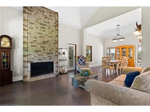 2361 Townline Road, Fort Erie, ON - Indoor Photo Showing Living Room With Fireplace