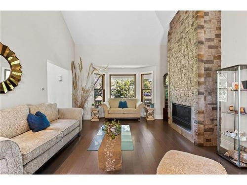 2361 Townline Road, Fort Erie, ON - Indoor Photo Showing Living Room With Fireplace