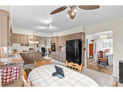 1408 Edgewood Road, Hamilton, ON - Indoor Photo Showing Kitchen With Double Sink