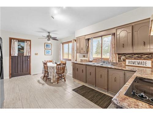 1408 Edgewood Road, Hamilton, ON - Indoor Photo Showing Kitchen With Double Sink