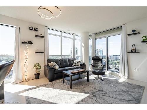 2302-30 Gibbs Road, Etobicoke, ON - Indoor Photo Showing Living Room