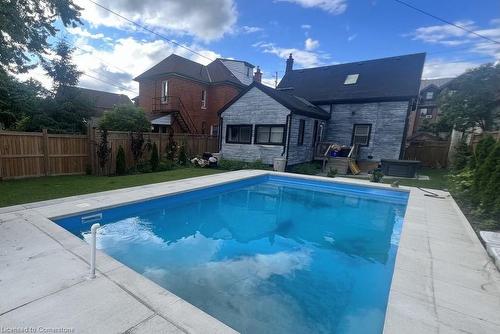 323 Charlton Avenue W, Hamilton, ON - Outdoor With In Ground Pool