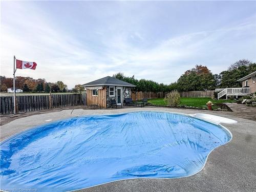 2320 Hendershot Road, Binbrook, ON - Outdoor With In Ground Pool With Backyard