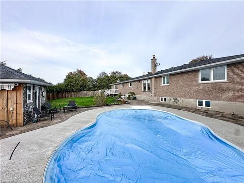 2320 Hendershot Road, Binbrook, ON - Outdoor With In Ground Pool With Backyard With Exterior