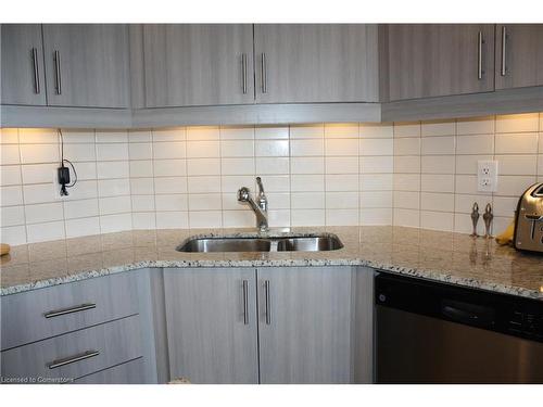 304-560 North Service Road, Grimsby, ON - Indoor Photo Showing Kitchen With Double Sink