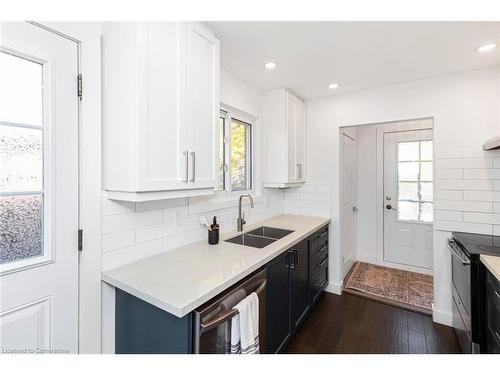 273 Bonaventure Drive, Hamilton, ON - Indoor Photo Showing Kitchen With Double Sink