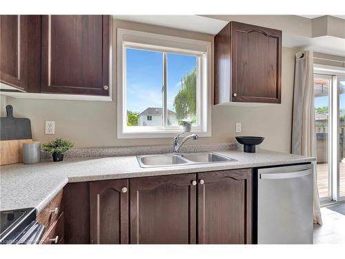 37 Stowe Terrace, Brantford, ON - Indoor Photo Showing Kitchen With Double Sink