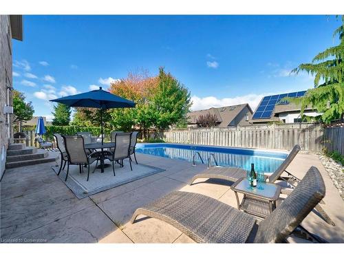 143 Valmont Street, Ancaster, ON - Outdoor With In Ground Pool