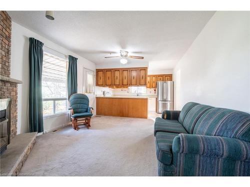 2486 Snowhill Court, Burlington, ON - Indoor Photo Showing Living Room With Fireplace