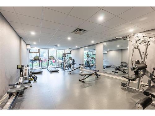 212-45 Southport Street, Toronto, ON - Indoor Photo Showing Gym Room