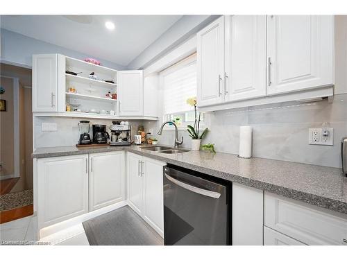 805 Stone Church Road E, Hamilton, ON - Indoor Photo Showing Kitchen With Double Sink