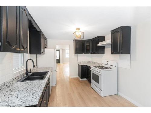 583 John Street N, Hamilton, ON - Indoor Photo Showing Kitchen With Double Sink