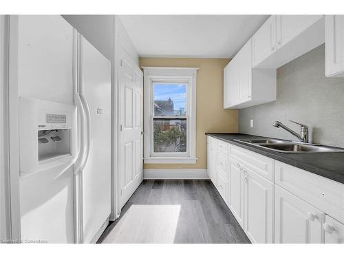 982 King Street E, Hamilton, ON - Indoor Photo Showing Kitchen With Double Sink