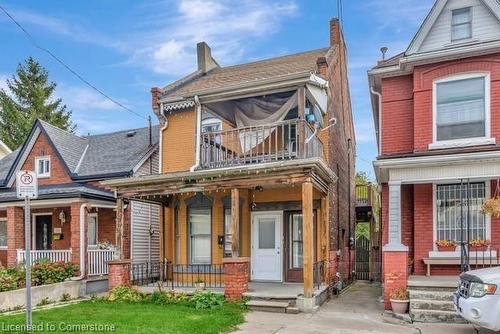 304 Emerald Street N, Hamilton, ON - Outdoor With Deck Patio Veranda With Facade