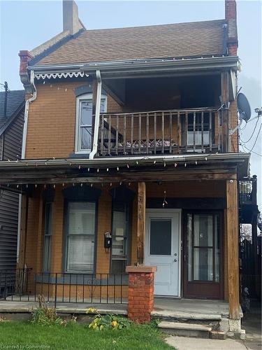 304 Emerald Street N, Hamilton, ON - Outdoor With Deck Patio Veranda With Facade