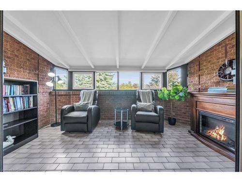 314-150 Wilson Street W, Ancaster, ON - Indoor Photo Showing Other Room With Fireplace