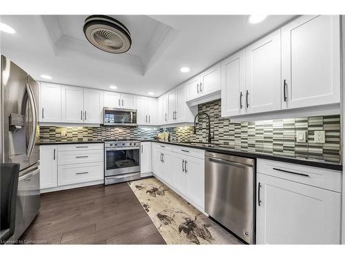 314-150 Wilson Street W, Ancaster, ON - Indoor Photo Showing Kitchen With Stainless Steel Kitchen With Upgraded Kitchen