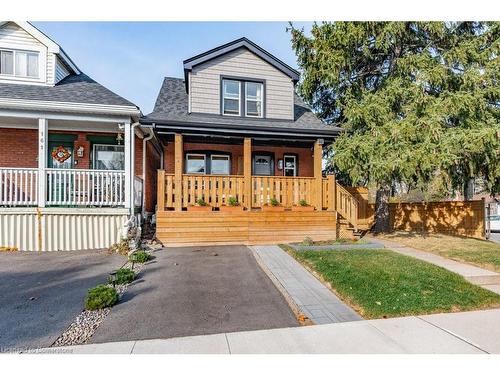 163 Cameron Avenue N, Hamilton, ON - Outdoor With Deck Patio Veranda With Facade