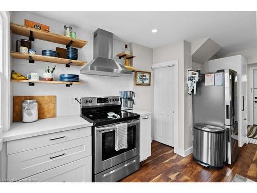 163 Cameron Avenue N, Hamilton, ON - Indoor Photo Showing Kitchen With Stainless Steel Kitchen