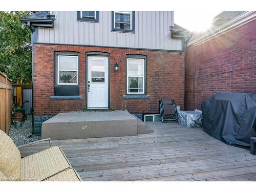 163 Cameron Avenue N, Hamilton, ON - Outdoor With Deck Patio Veranda With Exterior