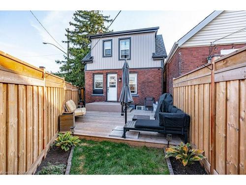 163 Cameron Avenue N, Hamilton, ON - Outdoor With Deck Patio Veranda With Exterior