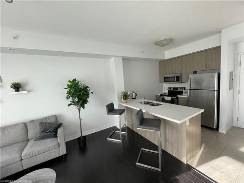 208-5020 Corporate Drive, Burlington, ON - Indoor Photo Showing Kitchen With Stainless Steel Kitchen With Double Sink