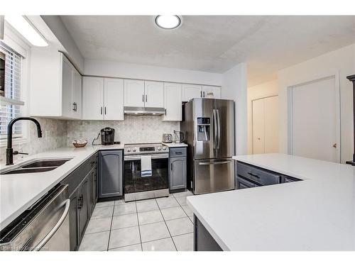 45 Critcher Avenue, Cambridge, ON - Indoor Photo Showing Kitchen With Double Sink With Upgraded Kitchen