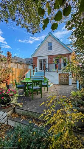 142 Pearl Street S, Hamilton, ON - Outdoor With Deck Patio Veranda