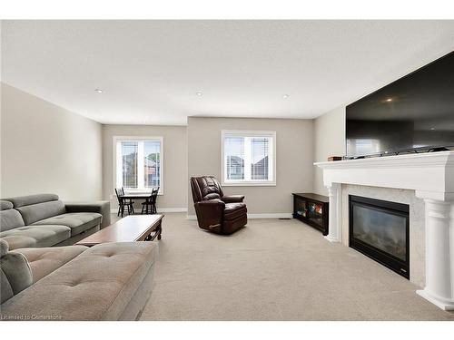 229 John Frederick Drive, Ancaster, ON - Indoor Photo Showing Living Room With Fireplace