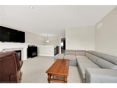 229 John Frederick Drive, Ancaster, ON - Indoor Photo Showing Living Room With Fireplace