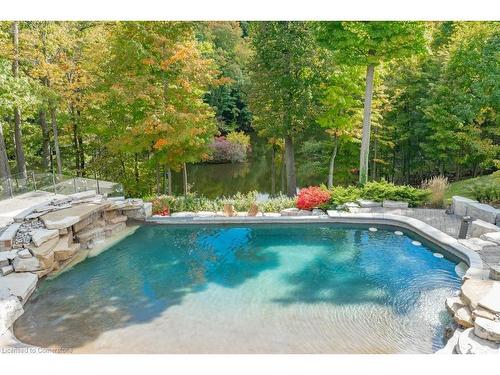 3867 Quarry Road Road, Beamsville, ON - Outdoor With In Ground Pool With Backyard