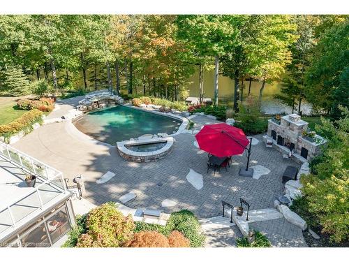 3867 Quarry Road Road, Beamsville, ON - Outdoor With In Ground Pool