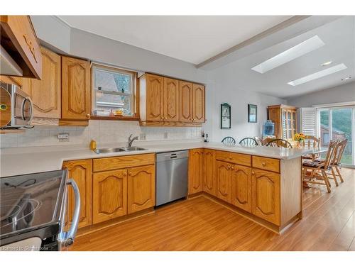 67 Galbraith Drive, Stoney Creek, ON - Indoor Photo Showing Kitchen With Double Sink