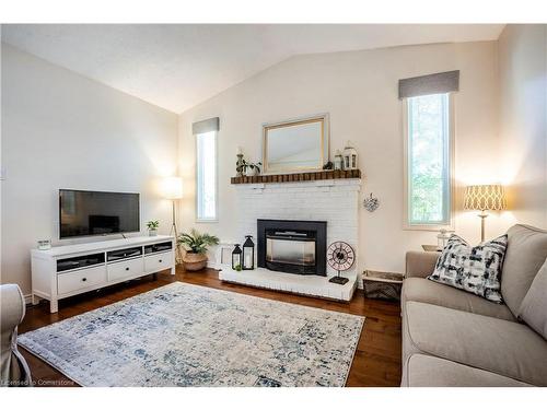 1098 Stephenson Drive, Burlington, ON - Indoor Photo Showing Living Room With Fireplace