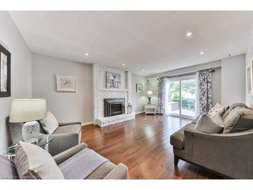 2159 Belgrave Court, Burlington, ON - Indoor Photo Showing Living Room With Fireplace