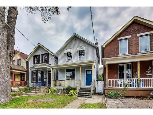 208 East Avenue N, Hamilton, ON - Outdoor With Deck Patio Veranda With Facade