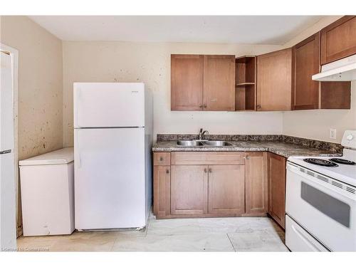 208 East Avenue N, Hamilton, ON - Indoor Photo Showing Kitchen With Double Sink