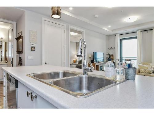 903-112 King Street E, Hamilton, ON - Indoor Photo Showing Kitchen With Double Sink