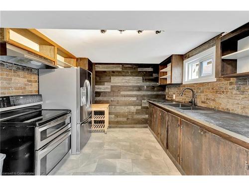 191 Limpert Avenue, Cambridge, ON - Indoor Photo Showing Kitchen With Double Sink