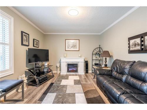 41 Jamieson Drive, Caledonia, ON - Indoor Photo Showing Living Room With Fireplace