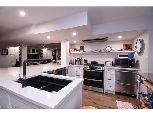 2147 Berwick Drive, Burlington, ON - Indoor Photo Showing Kitchen With Double Sink